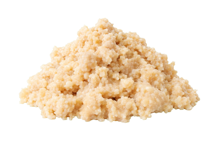 Realistic fermented sake lees cutout representing PROFIBER